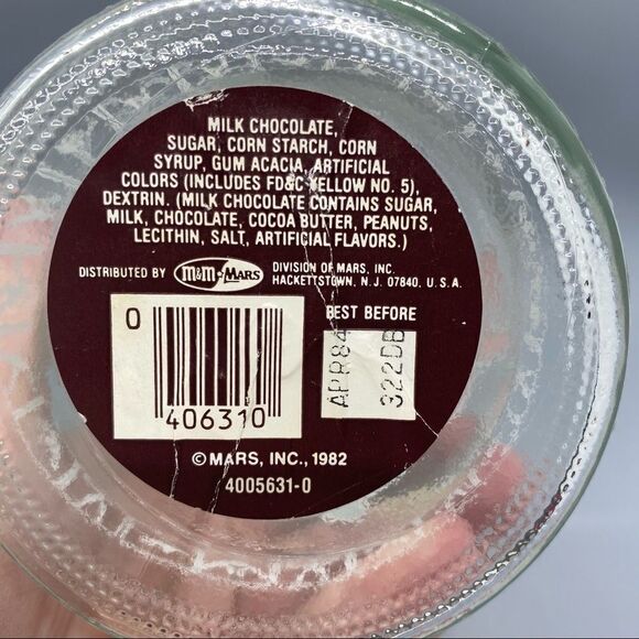 ‎Vintage M&M 1984 Olympic Commemorative Candy Jar - Picture 4 of 5